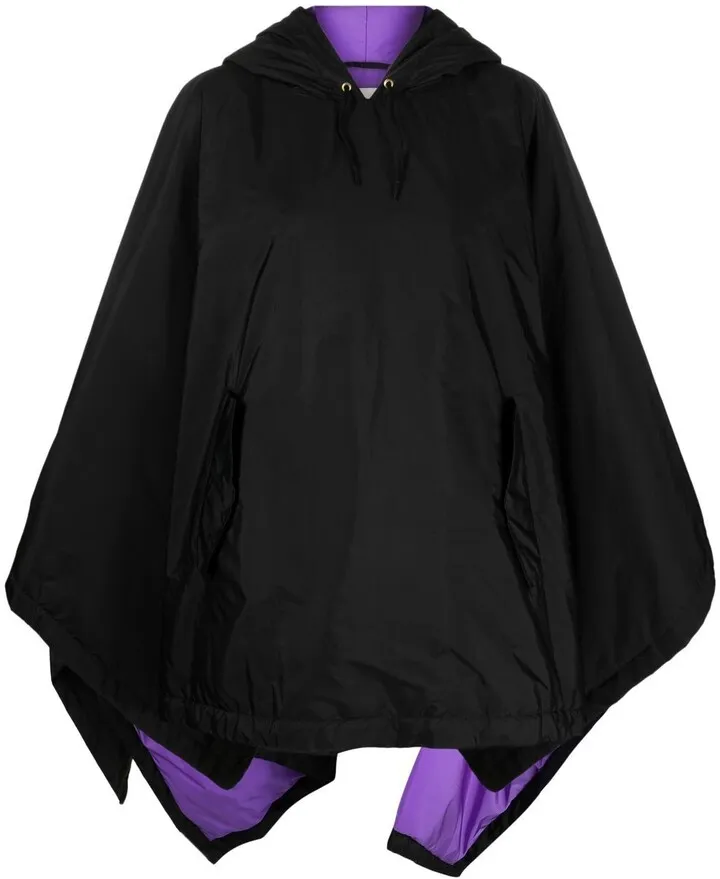 SIMA hooded poncho