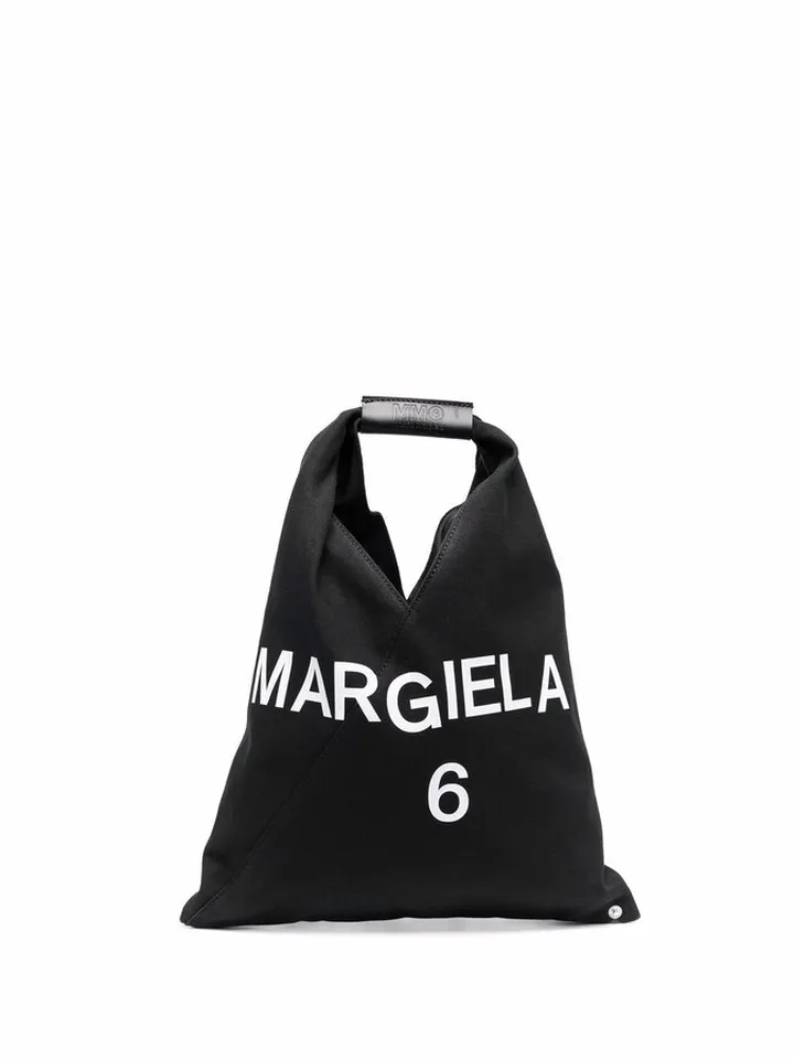 Japanese logo-print tote bag