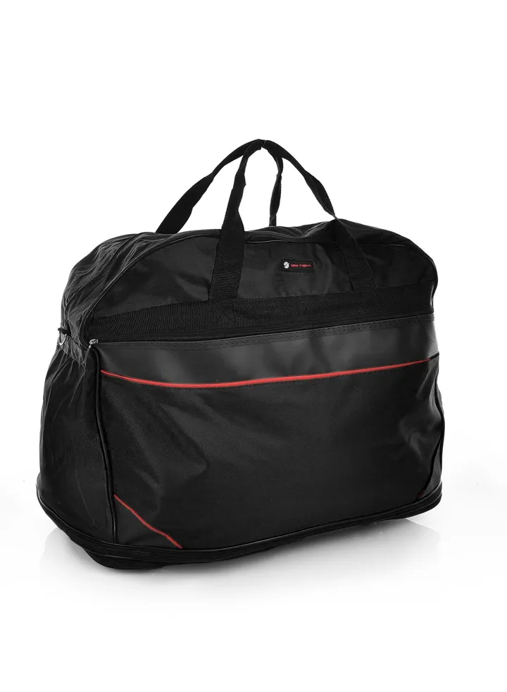 New Travel Soft Fabric Luggage Wheel Travel Bag 1Pc XG001-40 Black