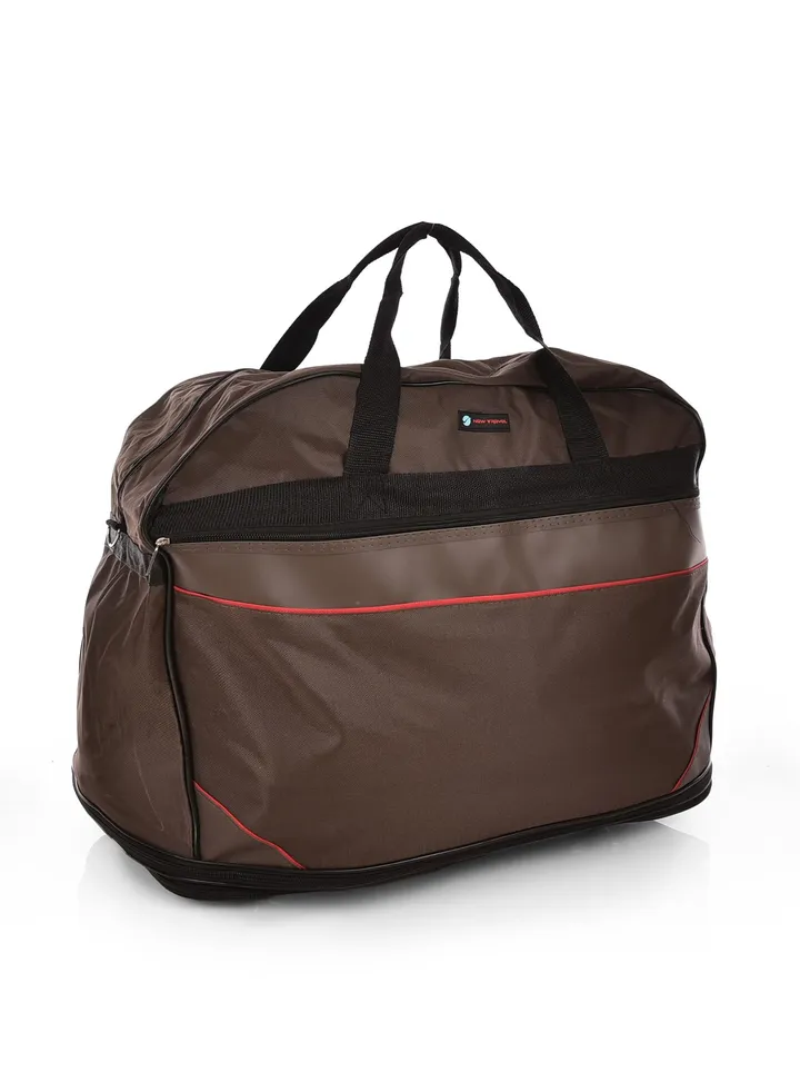 New Travel Soft Fabric Luggage Wheel Travel Bag 1Pc XG001-40 Coffee