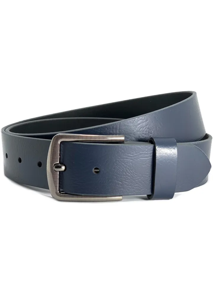 Classic Milano Genuine Leather Belts for men Print Texas Osaka 40MM Belt men PTX-408 (Blue) by Milano Leather