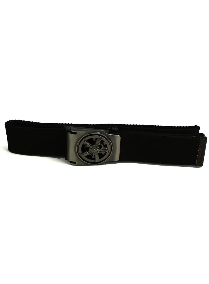 Canvas Belts For Men, Black Nylon Men's Casual Belt, Web Nylon Belt For Hiking Hunting Pants, Nylon Belts for Men – 1Piece