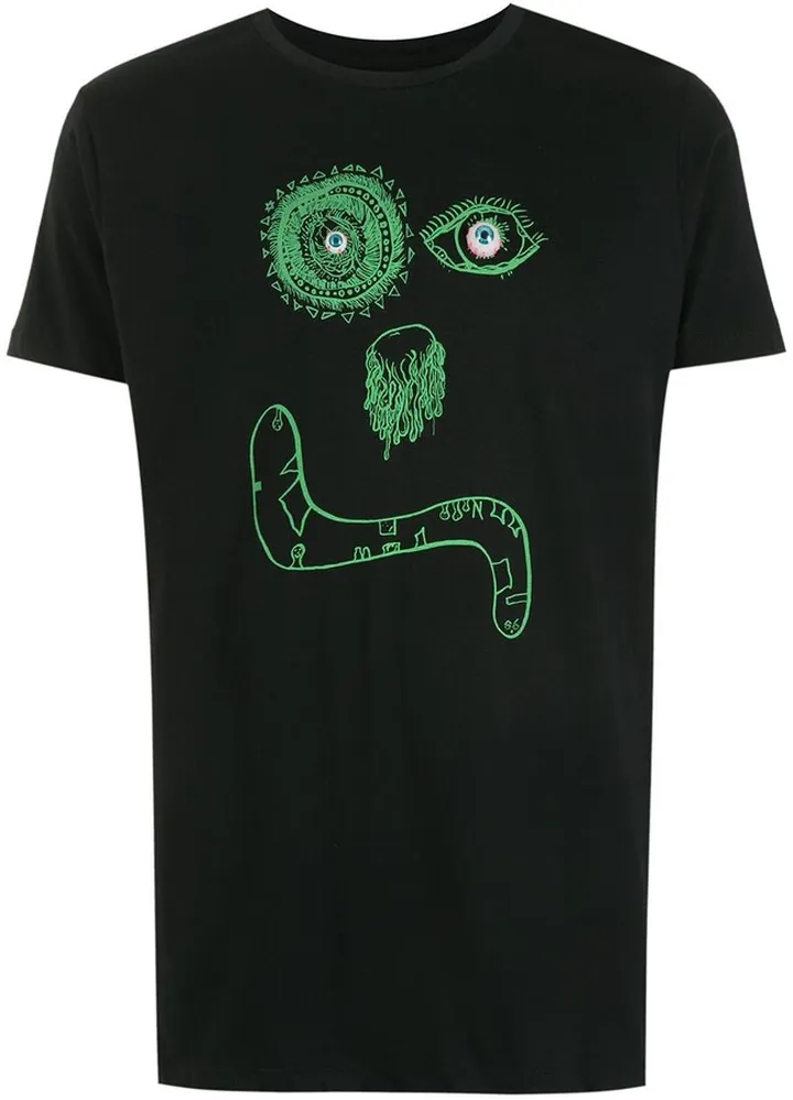 abstract-print cotton T-Shirt