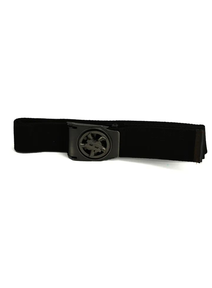 Nylon web Belt, Nylon Belt for Men, Designed Buckle with web Belt for Hiking, Essentials Single Web Belt One Size Fits Most - Black