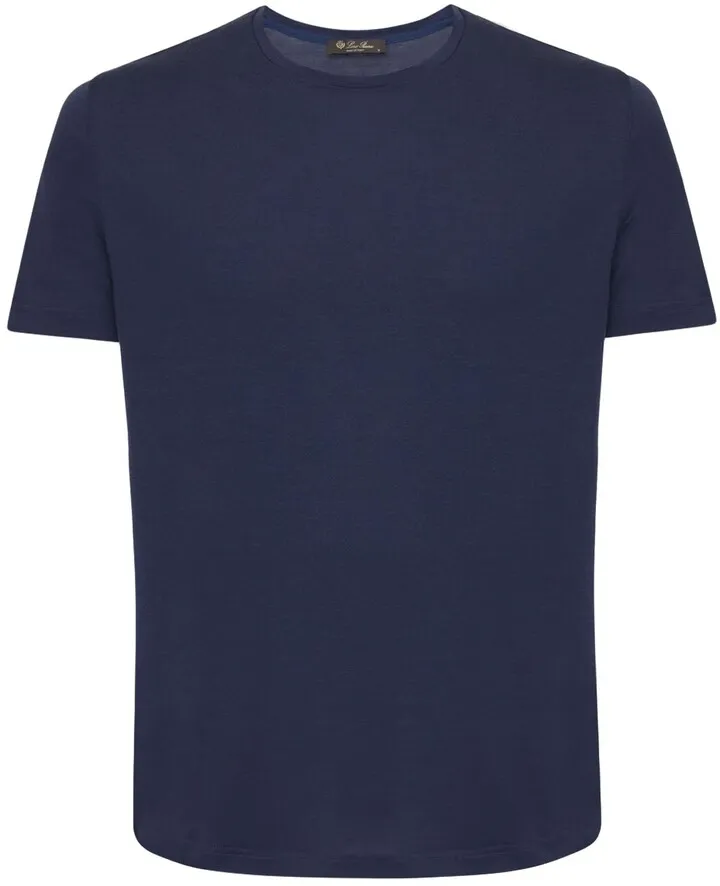 Silk & cotton soft jersey t-shirt