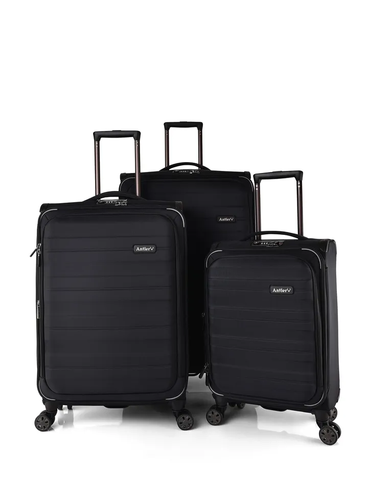 Travel bags set of 3 pieces from Antler, British design 3 different sizes.Black