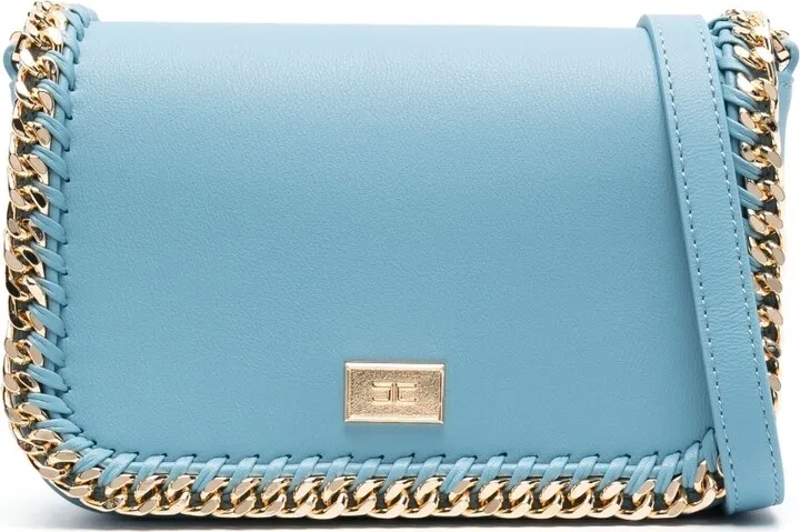 Chain-Detail Shoulder Bag