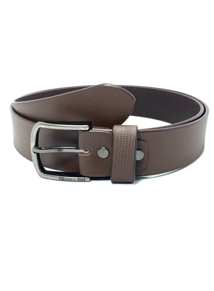 Force Genuine Leather Belt men Print Texas Honey 40MM Mens belt PTX-404 (Brown) by Milano Leather