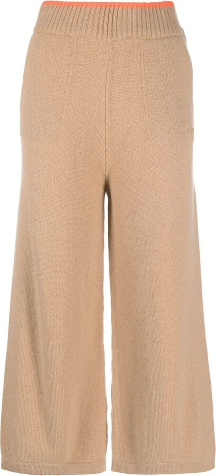 Logo-Embroidered Cropped Trousers