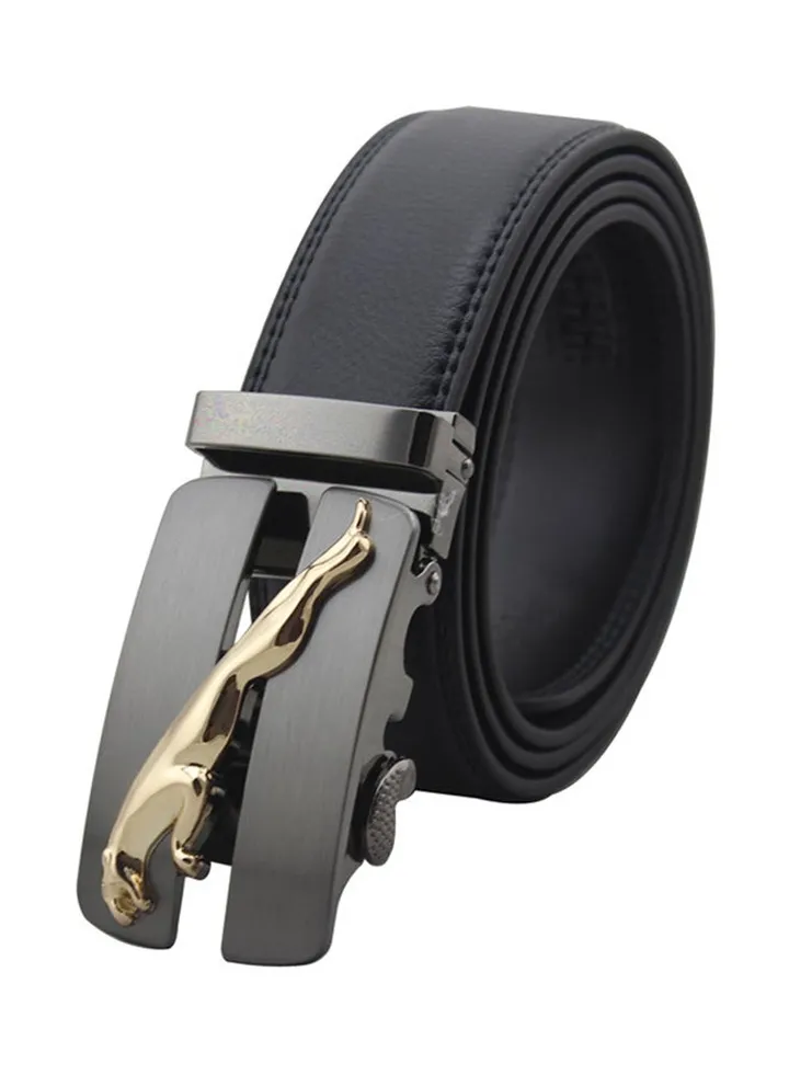 Business Automatic Buckle Belt Black
