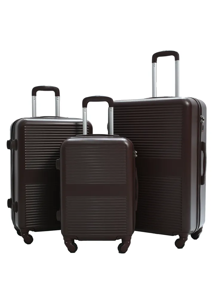 3-Piece Luggage Trolley Set