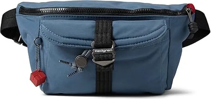 Hedgren Map Waist Bag (Denim Blue) Handbags