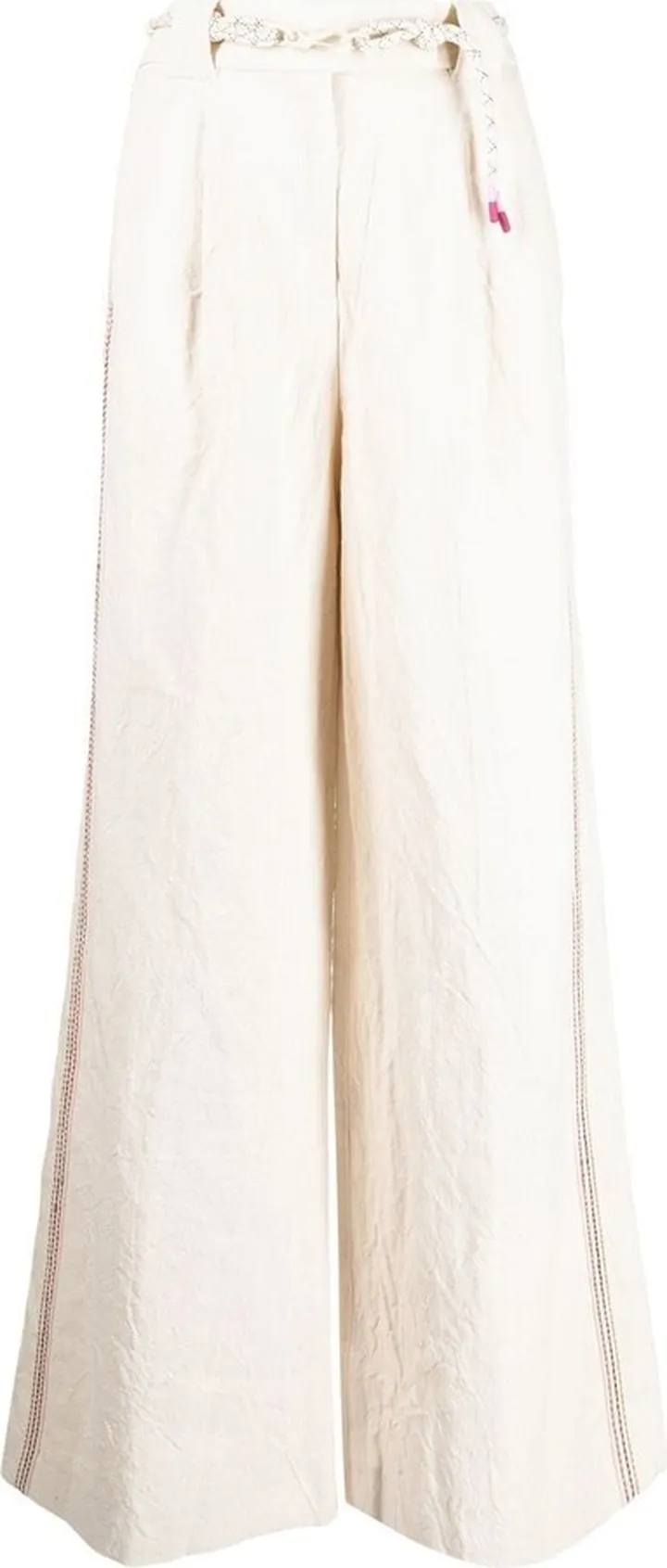 Carabiner-Fastened Straight Trousers