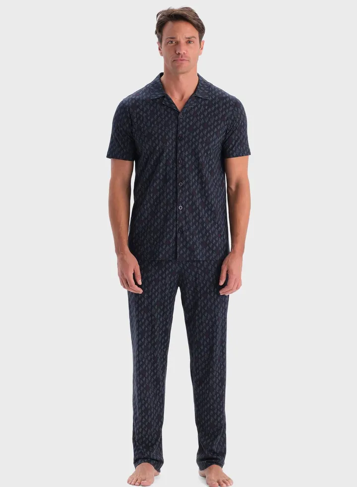 Nightwear Shirt & Trouser Set