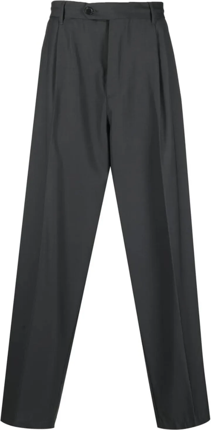 Wide-Leg Tailored Trousers