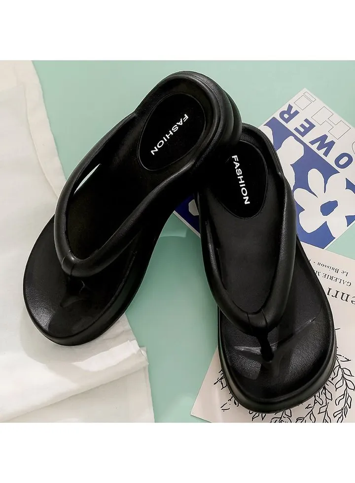 Women's Slippers Summer Outdoor Beach Shoes Casual Fashion Simple Anti-skid Wear-resistant Herringbone Slippers