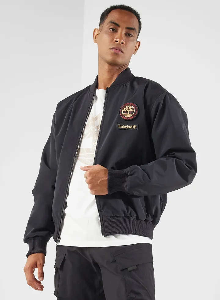 Lunar New Year Badge Bomber Jacket