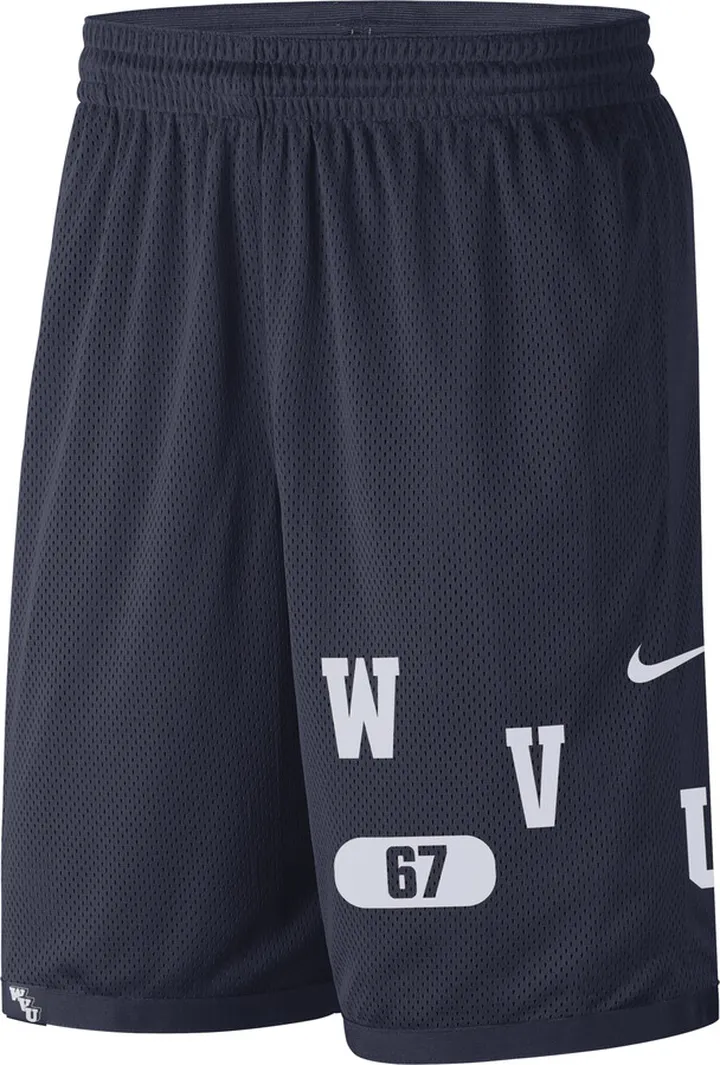 West Virginia Nike Men's Dri-FIT College Shorts in Blue