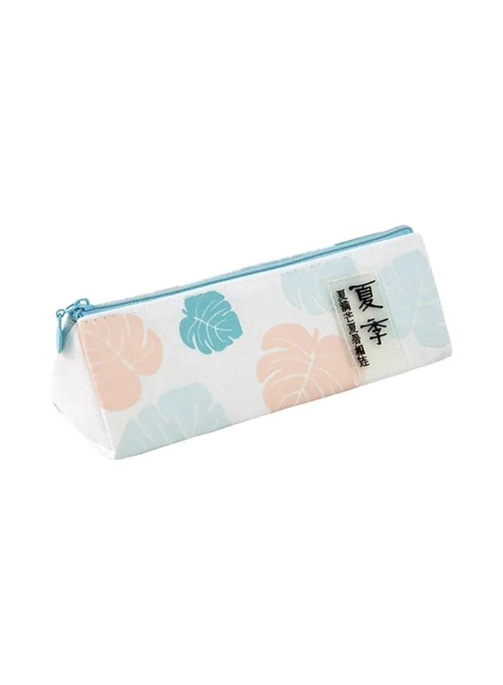 Stationery Canvas Pencil Case White