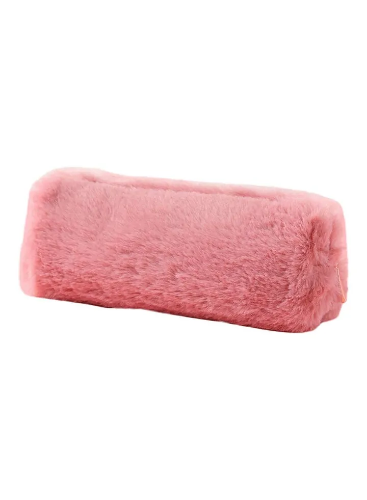 Girl Plush Pencil Case Pink
