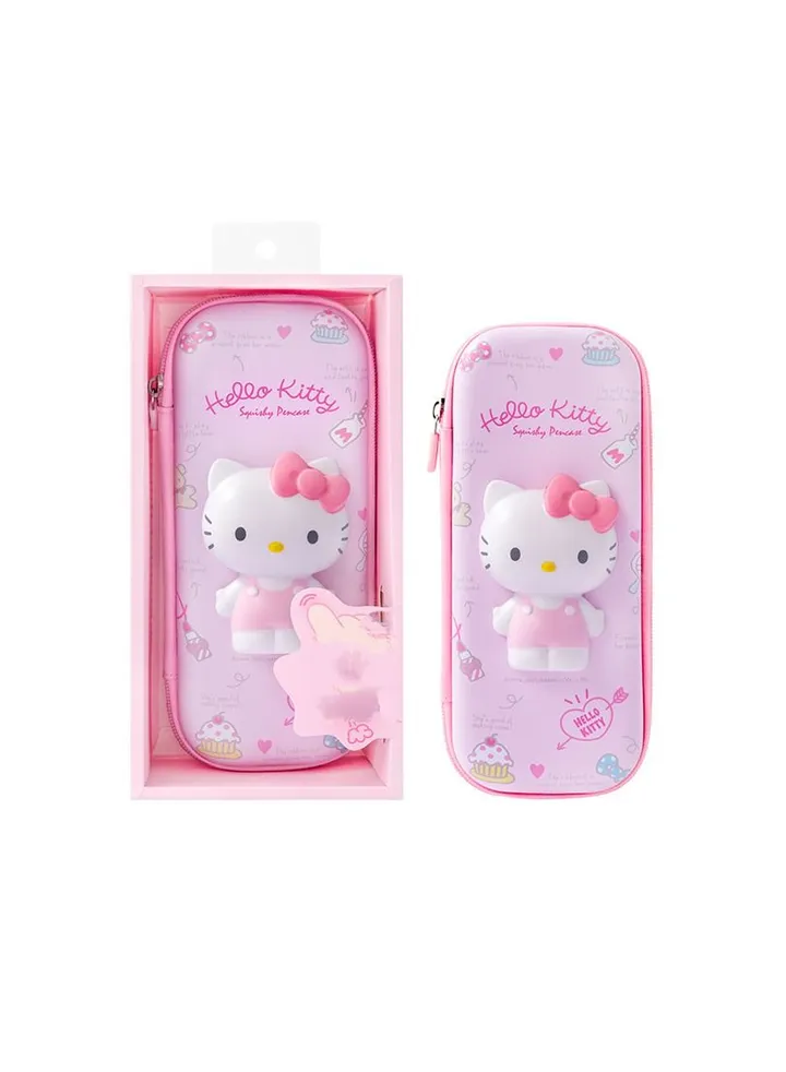 Kuromi My Melody Pencil Case For Girls School Supplies Cute Anime Cosmetic Bag Pouch Stationary Pencil Box For Kids Teens College Students (Hello Kitty)