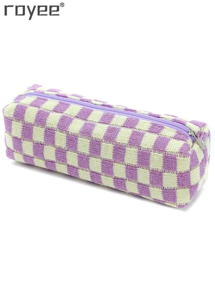 Pencil Pen Case Office College School Storage Pouch Holder Box Organizer Makeup Pouch Cosmetic Bag