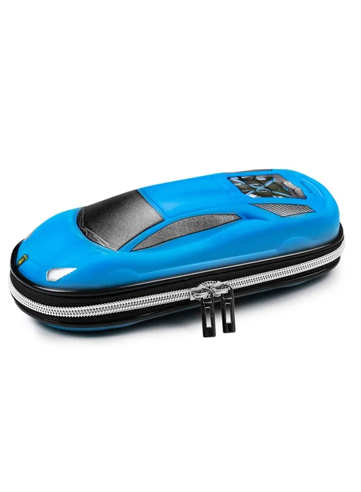Supercar Pencil Case EVA Car Pen Pouch Stationery Box Anti-Shock for School Students Boys Teens
