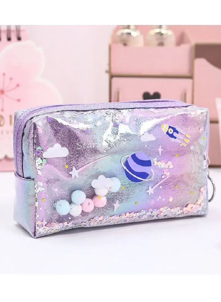 Starry Sky Drifting Sand Pen Bag