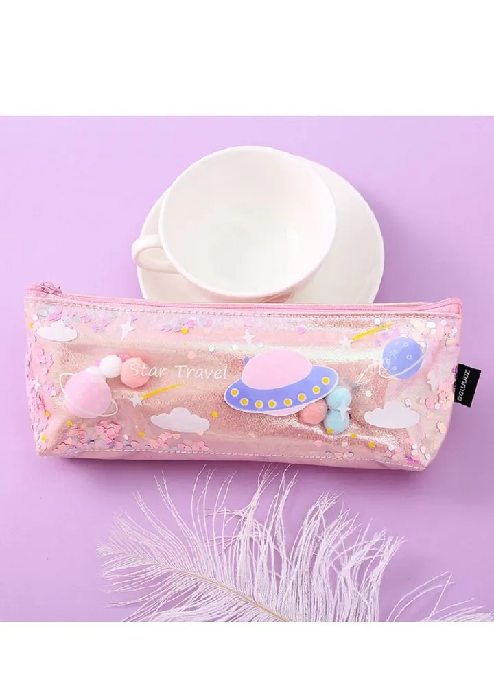 Starry Sky Drifting Sand Pen Bag