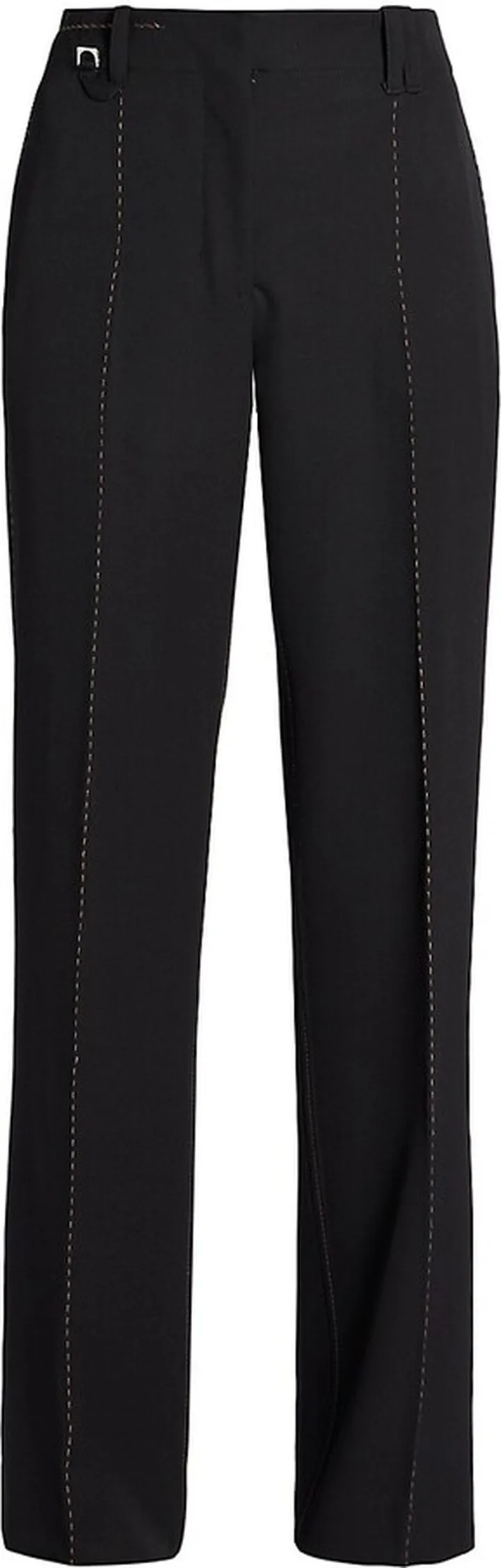 Cordao Stitched Straight-Leg Pants