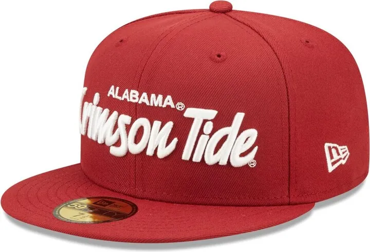 Men's New Era Crimson Alabama Crimson Tide Griswold 59FIFTY Fitted Hat