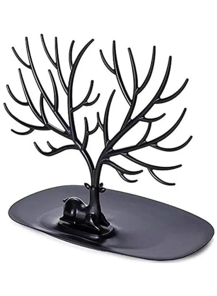 Black Deer-Shaped Accessories Organizer And Holde