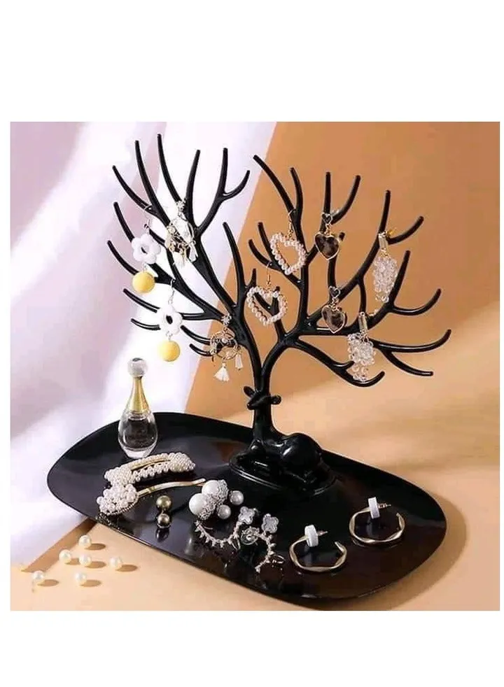 Plastic deer tree key and jewelry accessories holder and organizer (one piece only)