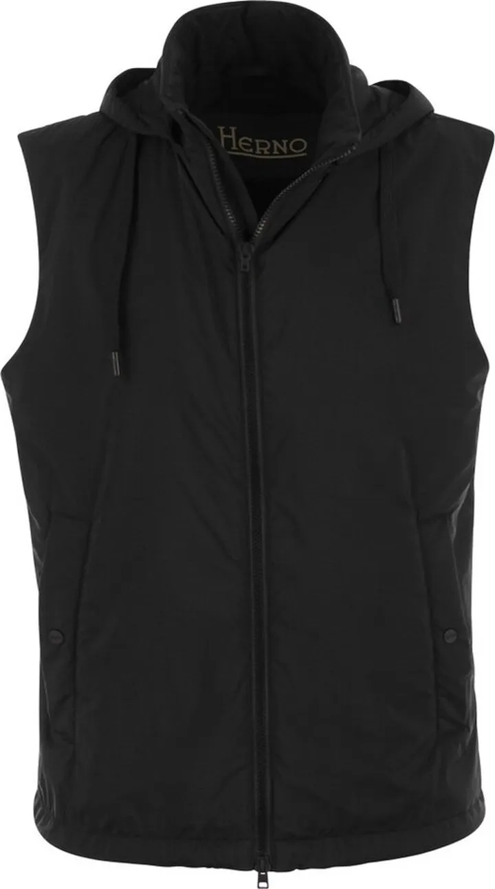 Herno Drawstring Hooded Vest