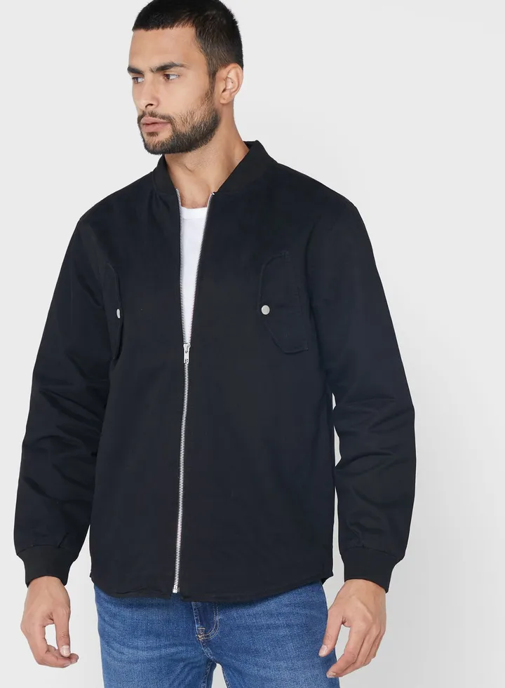 Longline Bomber Jacket