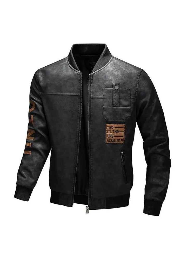 New Leisure Slim Fit Fashion Motorcycle Coat