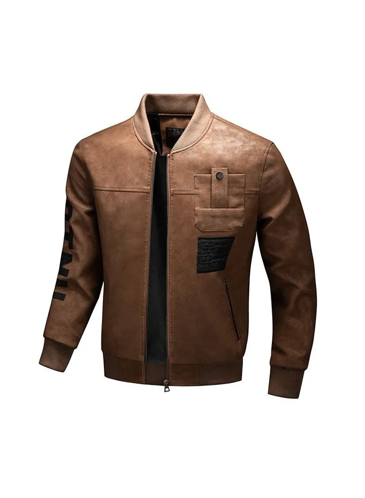New Leisure Slim Fit Fashion Motorcycle Coat