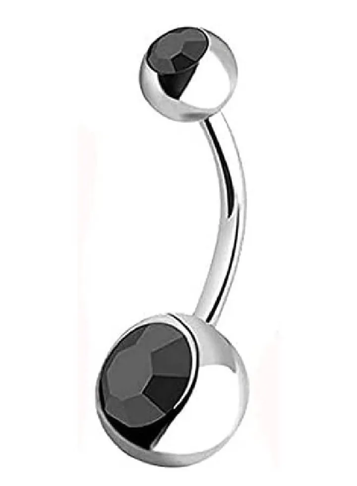Belly Button Piercing (Black)