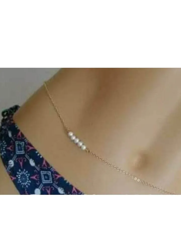 Chain Body Golden _belly Chain