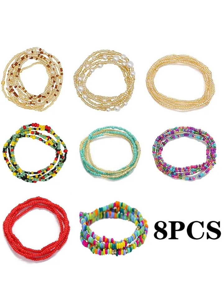 Multi-color Waist beads for women
