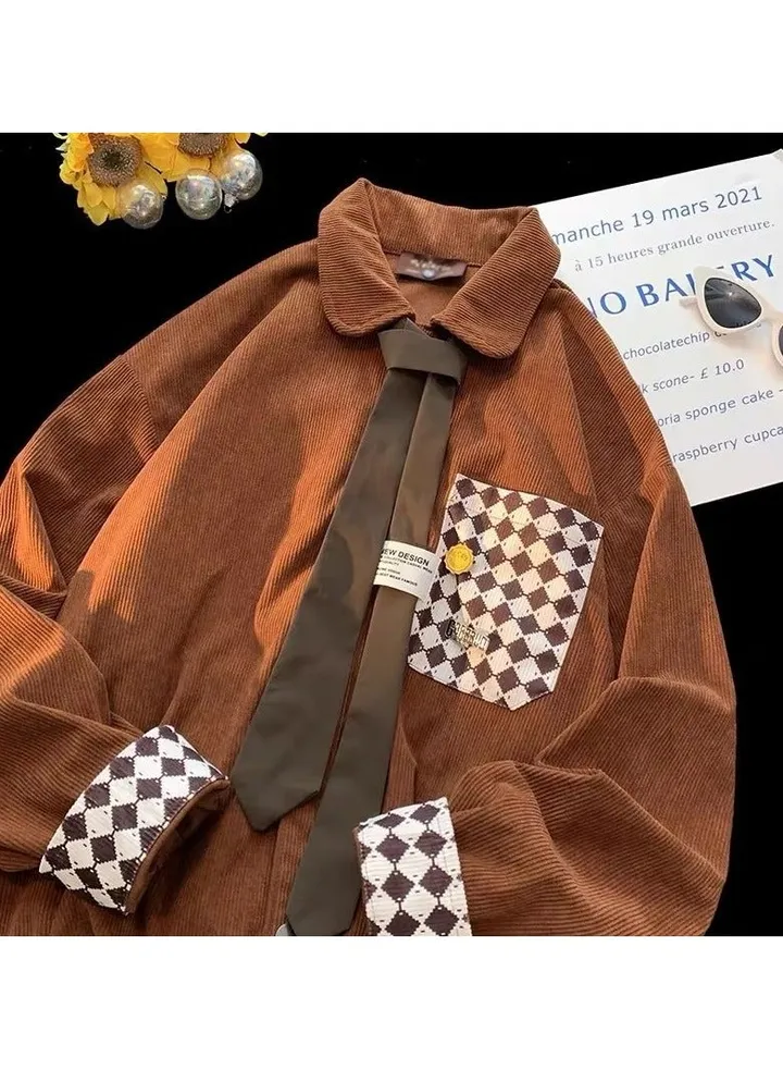 Men's Loose Casual Long Sleeve Shirt Jacket