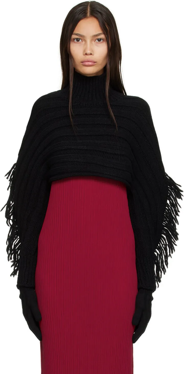 Issey Miyake Black Glove Turtleneck