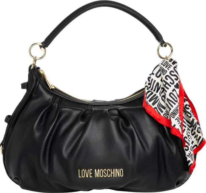 Love Moschino Logo Plaque Tote Bag
