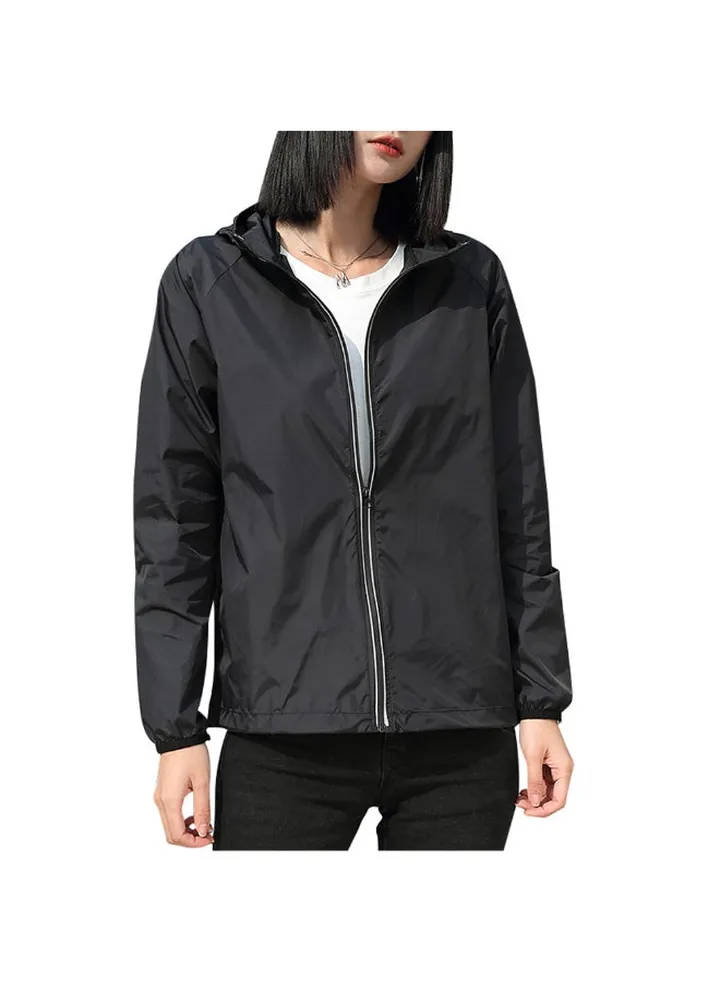 UV Sunshine Waterproof Coat Black