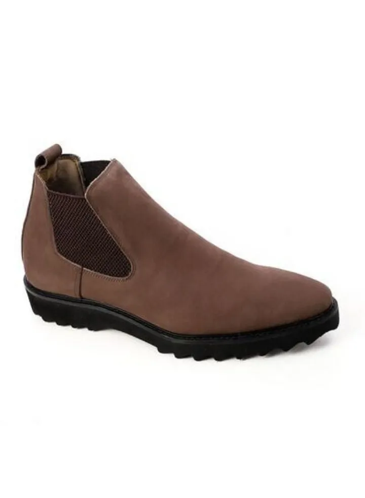 Genuine Leather Chelsea Boots Brown