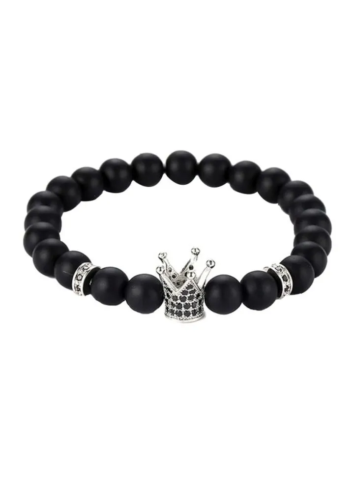 Crown Bead Bracelet