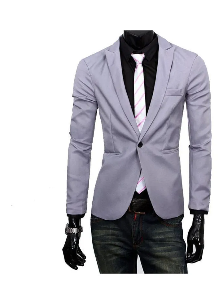 Long Sleeves Coat Grey