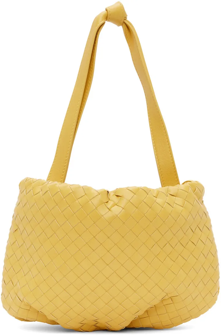 Bottega Veneta Yellow Small Intrecciato Bulb Bag