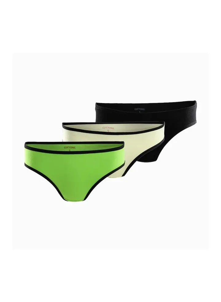 Women Bikini Basic Colored - Bundle of 3 Bikinis