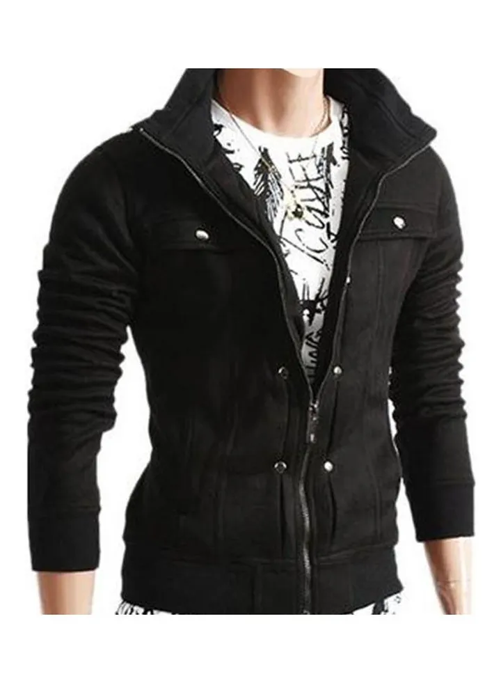 Long Sleeves Jacket Black